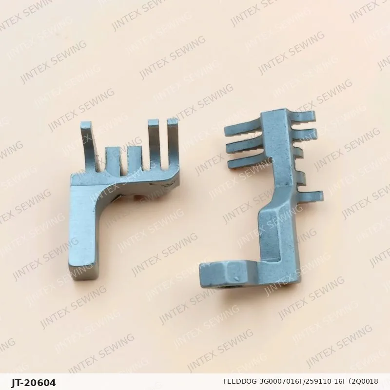Feeddog 3G0007016F/259110-16F (2Q0018 B5.6) — Part No. JT-20604 sewing machine spare part, photo 3
