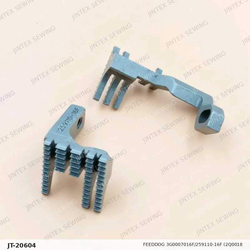 Feeddog 3G0007016F/259110-16F (2Q0018 B5.6) — Part No. JT-20604 sewing machine spare part, photo 2