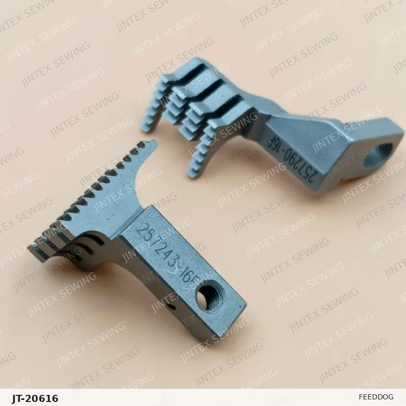 Feeddog 257290-96F/257243-16F — Part No. JT-20616 sewing machine spare part, photo 2