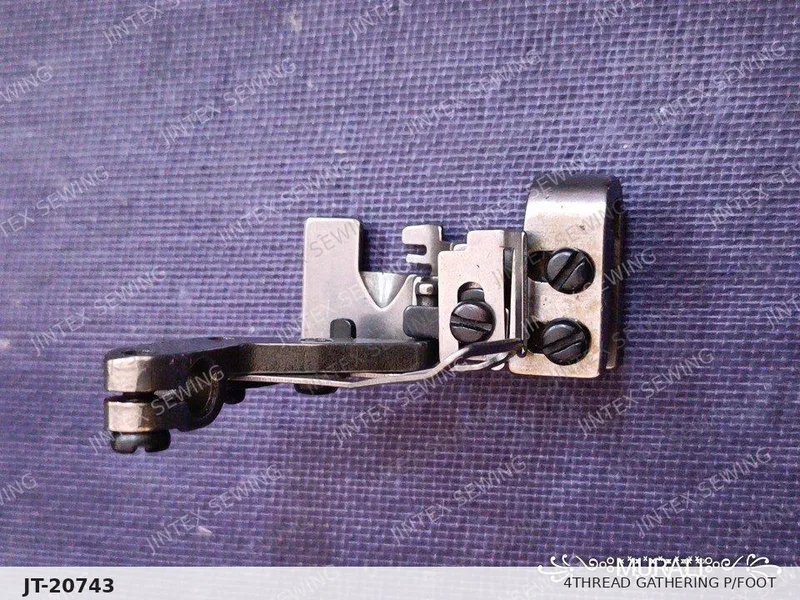 Pegasus EX3200 4THREAD Gathering P/Foot CDA-10221 — Part No. JT-20743 sewing machine spare part, photo 2