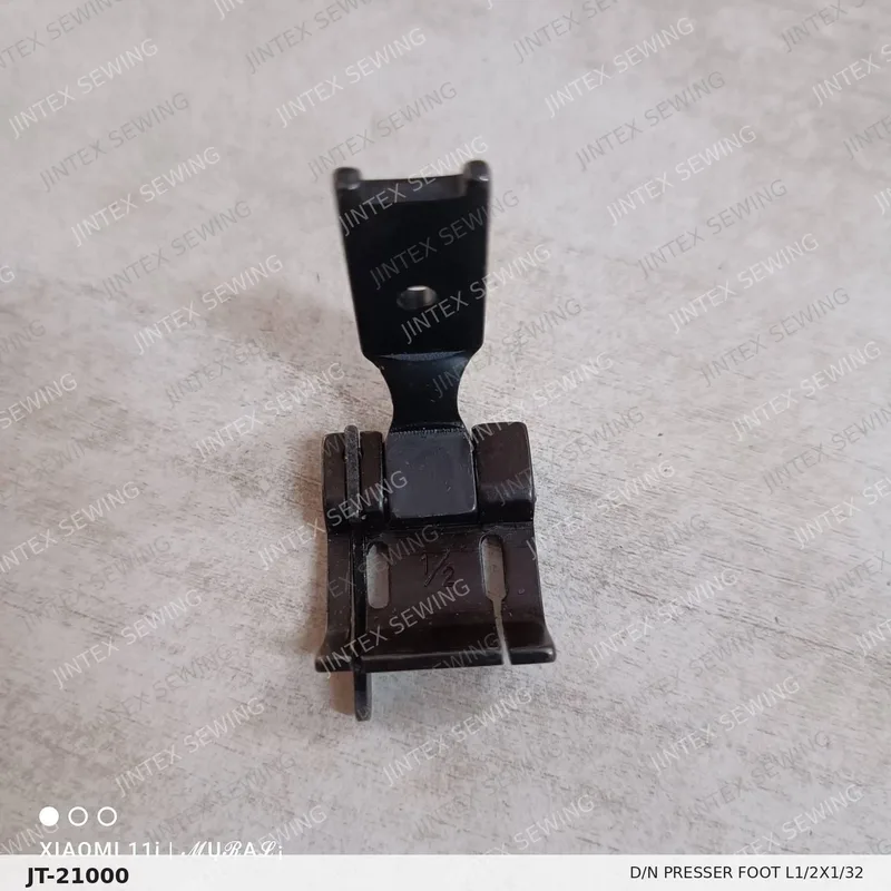 D/N Presser Foot L1/2X1/32 — Part No. JT-21000 sewing machine spare part, photo 2