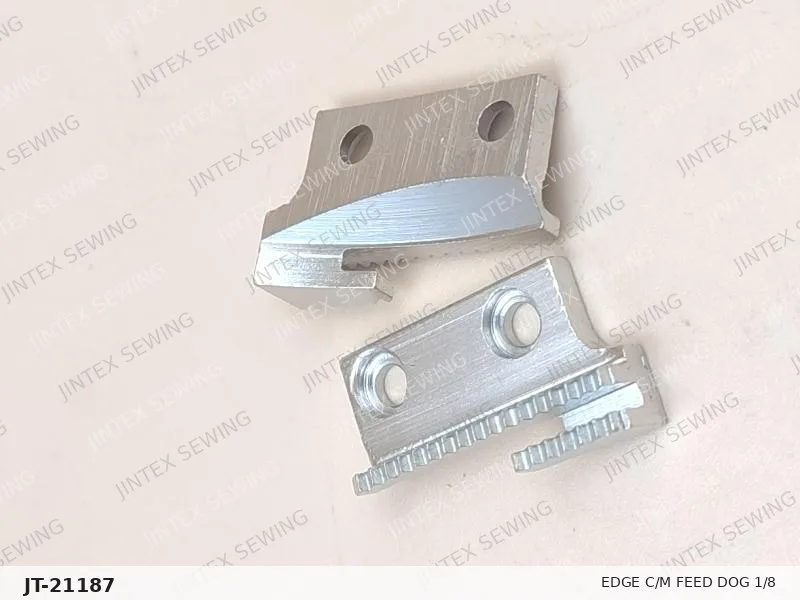 Juki DLM522 Edge C/M Feed Dog 1/8 B1613-522 — Part No. JT-21187 sewing machine spare part, photo 3