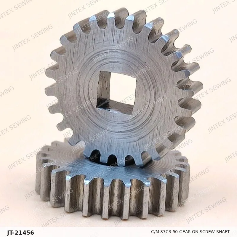 C/M 87C3-50 Gear on Screw Shaft — Part No. JT-21456 sewing machine spare part, photo 2