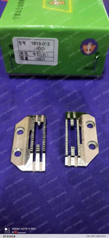B1613-012-I00 Juki UBT Feed Dog — Part No. JT-21918 sewing machine spare part, photo 2
