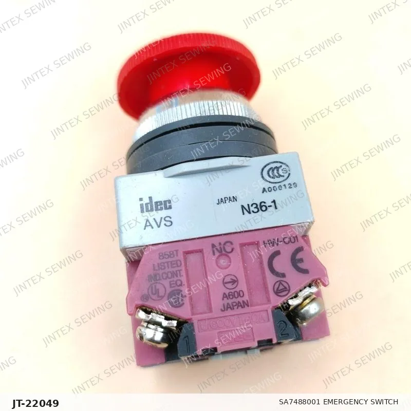 981 SA7488001 Emergency Switch — Part No. JT-22049 sewing machine spare part, photo 2