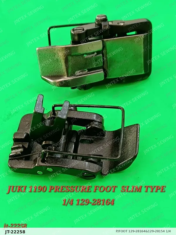 1190 P/Foot 129-28164&129-28154 1/4 — Part No. JT-22258 sewing machine spare part, photo 3