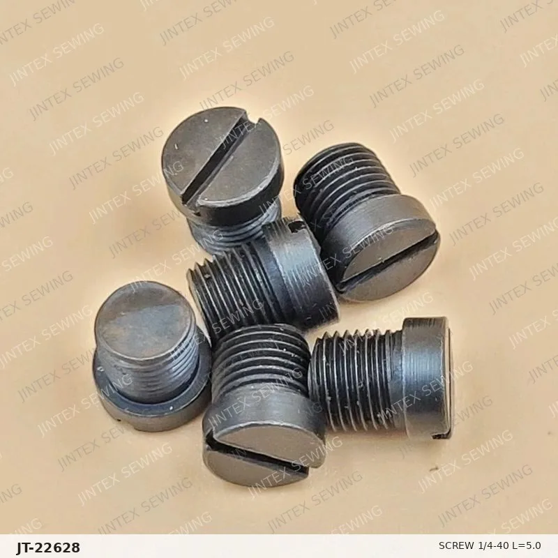 780 Screw 1/4-40 L=5.0 SS-7660510-SP — Part No. JT-22628 sewing machine spare part, photo 2