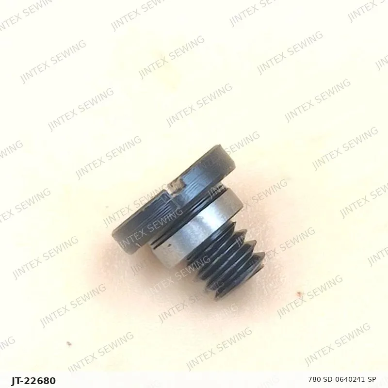 Juki 780 Hinge Screw D= 6.35 H= 2.4 SD-0640241-SP — Part No. JT-22680 sewing machine spare part, photo 2