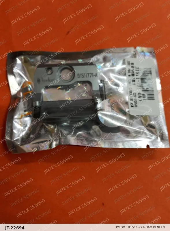 780 P/Foot B1511-771-OAO Kenlen — Part No. JT-22694 sewing machine spare part, photo 2