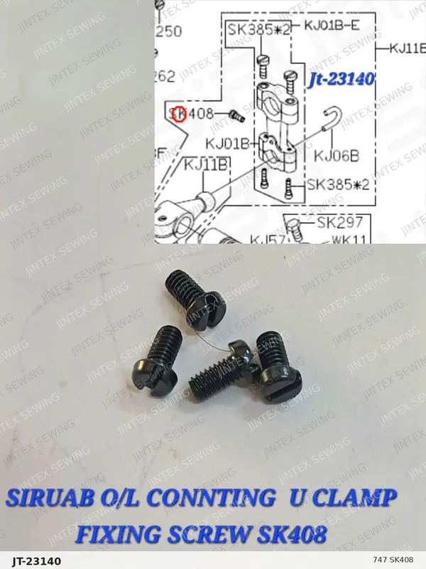 747 SK408 — Part No. JT-23140 sewing machine spare part, photo 2