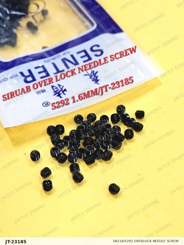 747 SK216/5292 Overlock Needle Screw — Part No. JT-23185 sewing machine spare part, photo 2