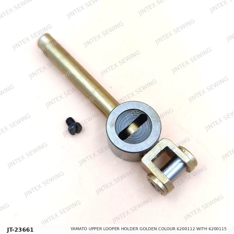 Yamato Upper Looper Holder Golden Colour 6200112 with 6200115  HX-35960 — Part No. JT-23661 sewing machine spare part, photo 2