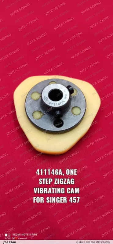 457 411146A Cam  One Step Zig-Zag — Part No. JT-23768 sewing machine spare part, photo 2