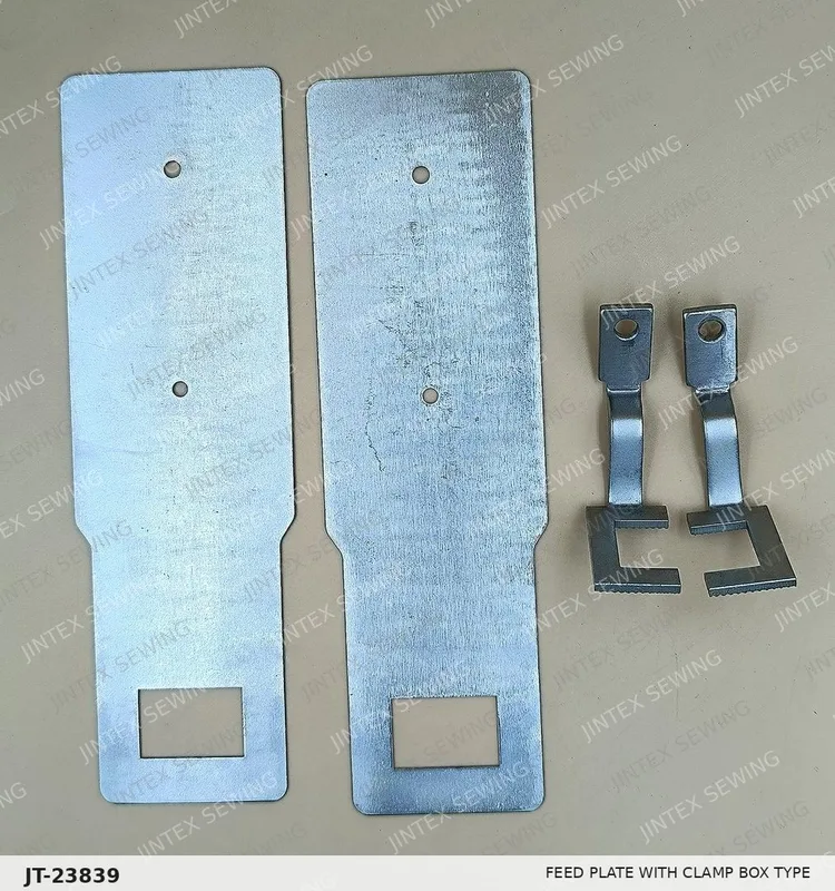 Brother 430 Feed Plate with Clamp Box Type 28X32 — Part No. JT-23839 sewing machine spare part, photo 2