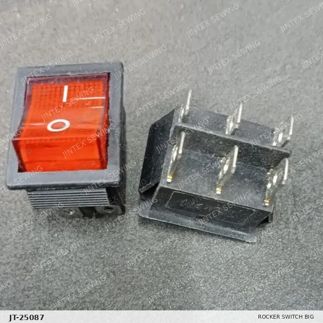 2128 Rocker Switch Big — Part No. JT-25087 sewing machine spare part, photo 2
