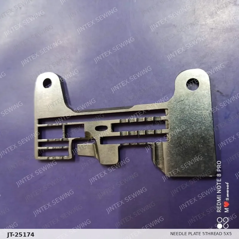 20715205 Needle Plate 5THREAD 5X5 — Part No. JT-25174 sewing machine spare part, photo 2