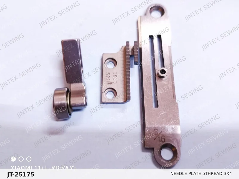 20715204 Needle Plate 5THREAD 3X4 — Part No. JT-25175 sewing machine spare part, photo 2