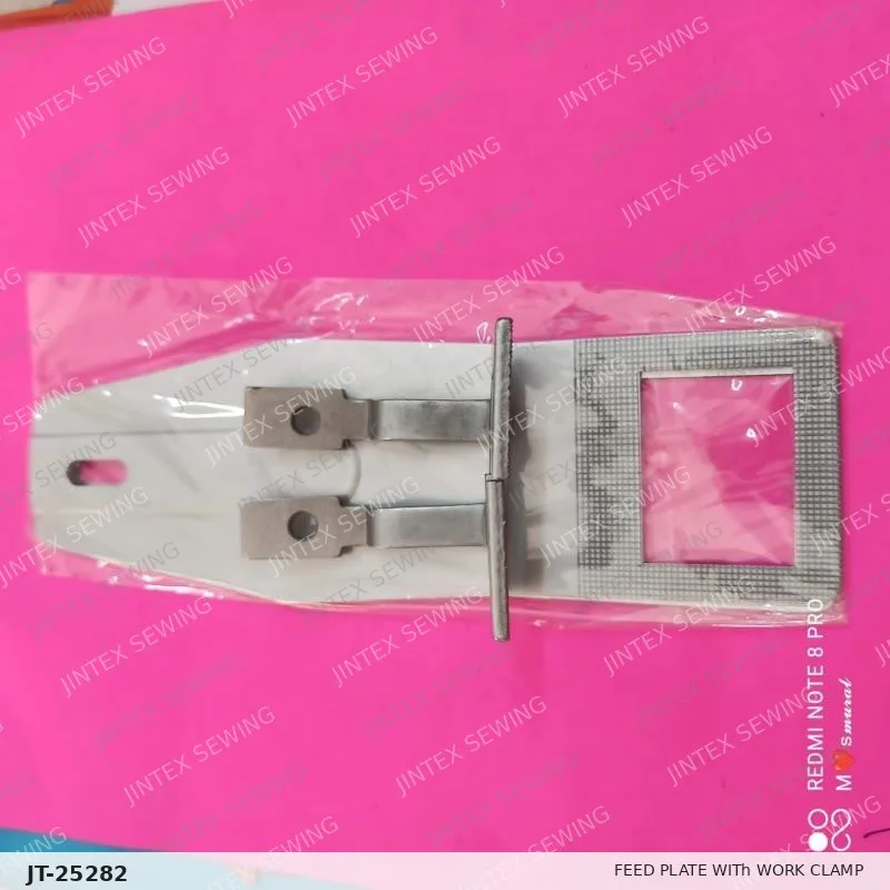 Juki 1900 Feed Plate with Work Clamp 30X40 — Part No. JT-25282 sewing machine spare part, photo 2