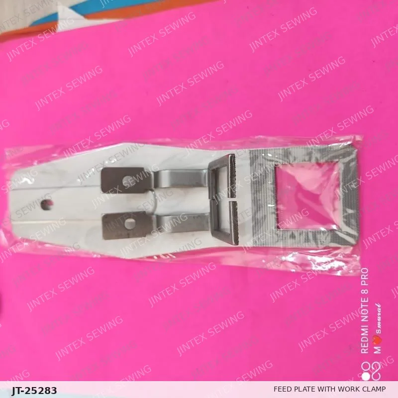 Juki 1900 Feed Plate with Work Clamp 30X30 — Part No. JT-25283 sewing machine spare part, photo 2