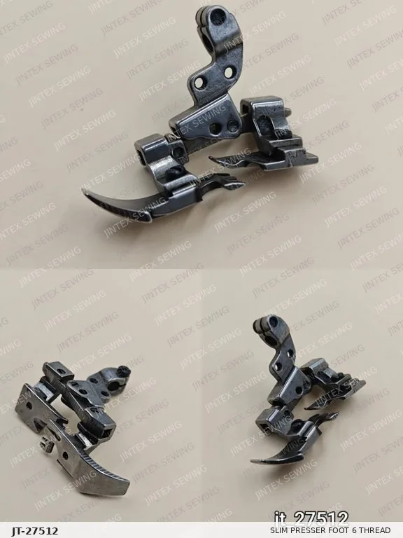 M900/EX3200 Slim Presser Foot 6 Thread — Part No. JT-27512 sewing machine spare part, photo 2
