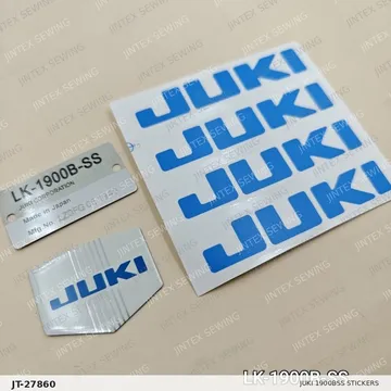 Juki 1900BSS Stickers — JT-27860 sewing machine spare part