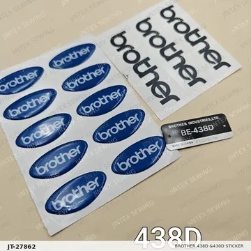 Brother 438D &430D Sticker — JT-27862 sewing machine spare part